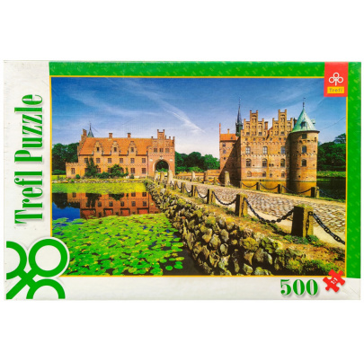 500 ks puzzle Hrad Egeskov, Dánsko