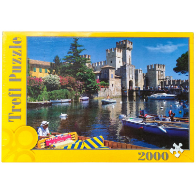 2000 ks puzzle Hrad Scaligero, Sirmione Taliansko