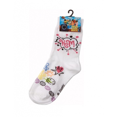 Ponožky biele 39/42 HSM