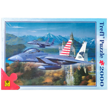 2000 ks puzzle Americká stíhačka F15 Orol