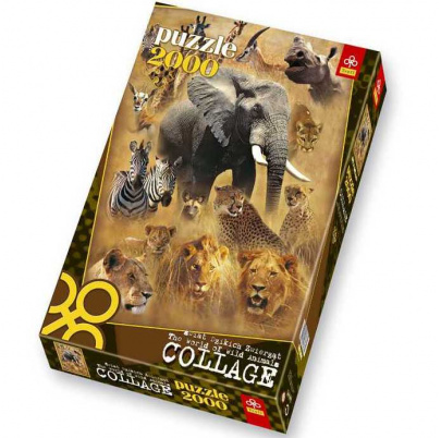2000 ks puzzle Svet divých zvierat