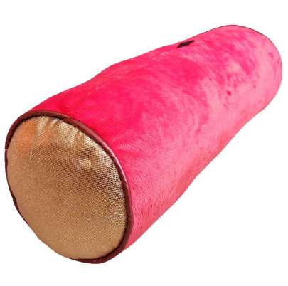Plyšový vankúš s lienkou 50 cm valec červený