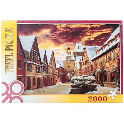 2000 ks puzzle Rothenburg, Nemecko