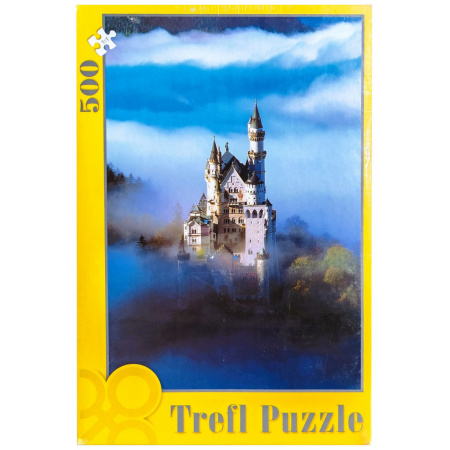 500 ks puzzle Zámok Neuschwanstein v rannej hmle
