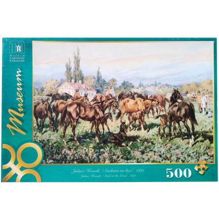 500 ks puzzle Stádo koní