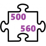 500, 560, 600 ks puzzle